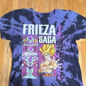 Dragon Ball Z Frieza Saga Graphic Tie Dye T-Shirt
